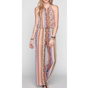 Mimi Chica Orange Jumpsuit